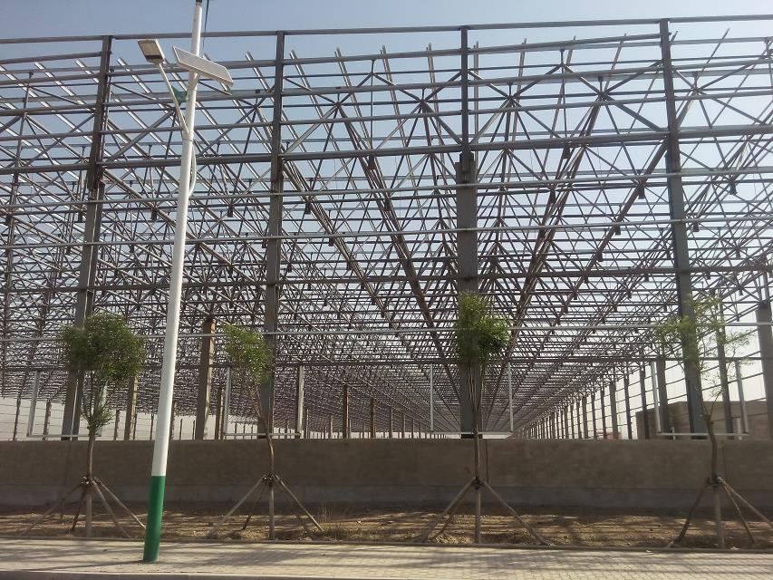 百色汽车工业厂房网架